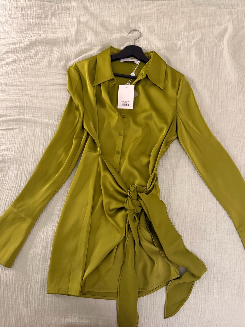 Rat & Boa Alanis Dress - Cypress Green